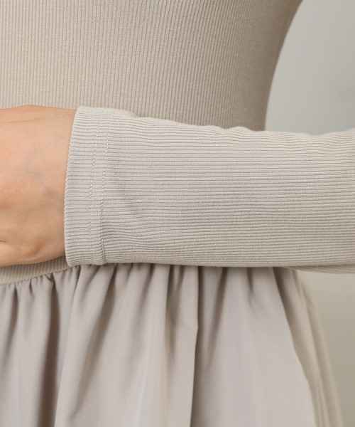 Lace Ladies（レースレディース） ワンピース ラウンドネック 切り替え