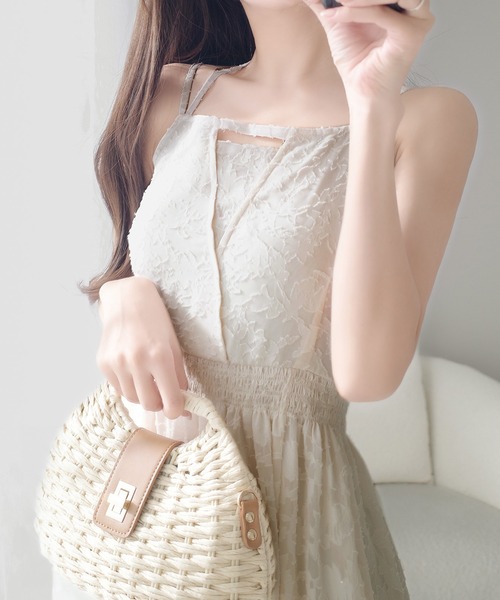 mily bilet ワンピース 「mily bilet」サラッと華やかに魅せる