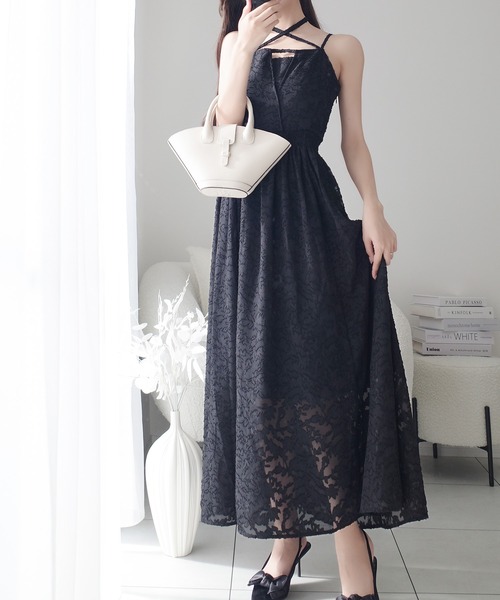 mily bilet ワンピース 「mily bilet」サラッと華やかに魅せる
