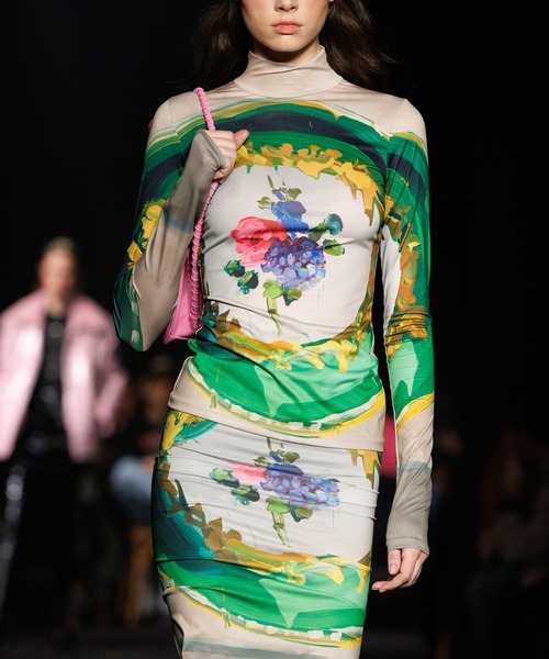 MSGM×JAN DE VIEGHER コラボレーショングラフィックトップ レディース MSGM MSGM×JAN DE VIEGHER コラボレーショングラフィックトップ