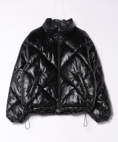 ブルゾン アウター a.p.o.v. リバーシブルキルティング中綿ジャケット