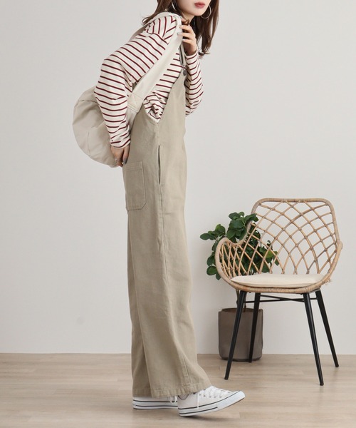 FUNALIVE（ファンアライブ） サロペット オーバーオール .works 前ZIP