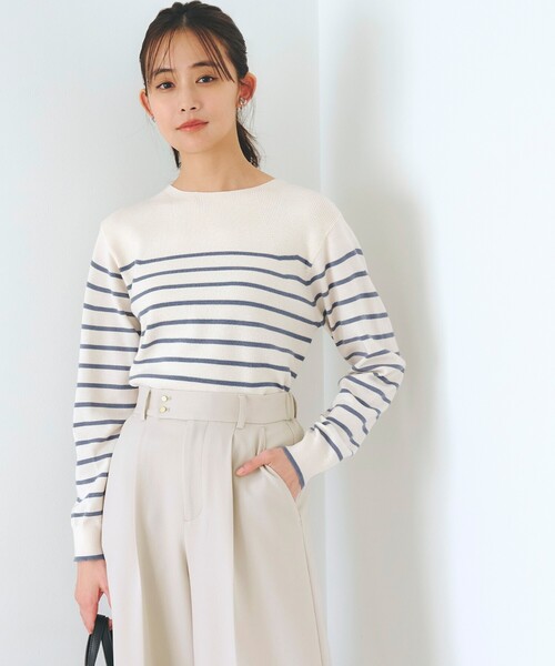 grove（グローブ） ニット セーター 「洗える」毛玉軽減ニットプル