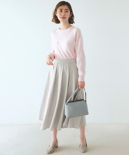 grove（グローブ） ニット セーター 「洗える」毛玉軽減ニットプル