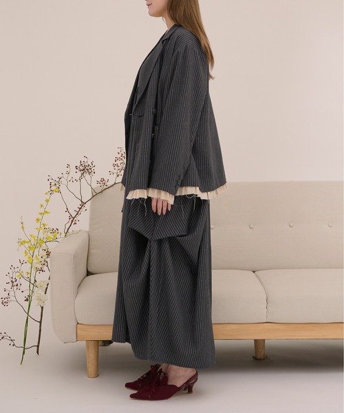 loin nuit ワンピース random drape camisole one-piece / ランダム