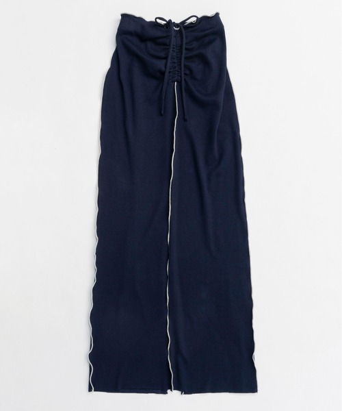 MAISON SPECIAL スカート Cotton Material Ribbed Maxi Skirt