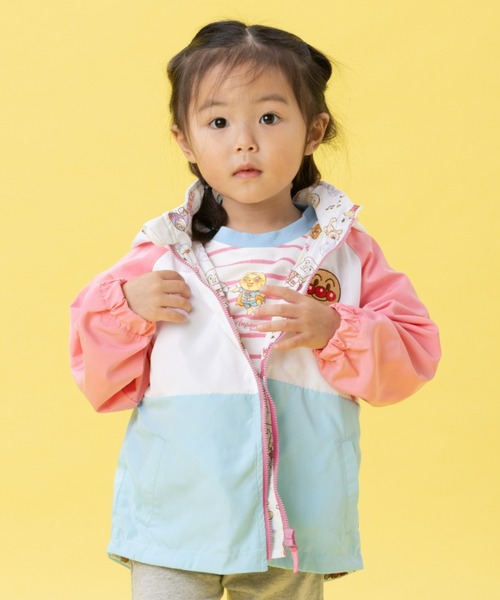 ANPANMAN KIDS COLLECTION ブルゾン アウター フード取外し