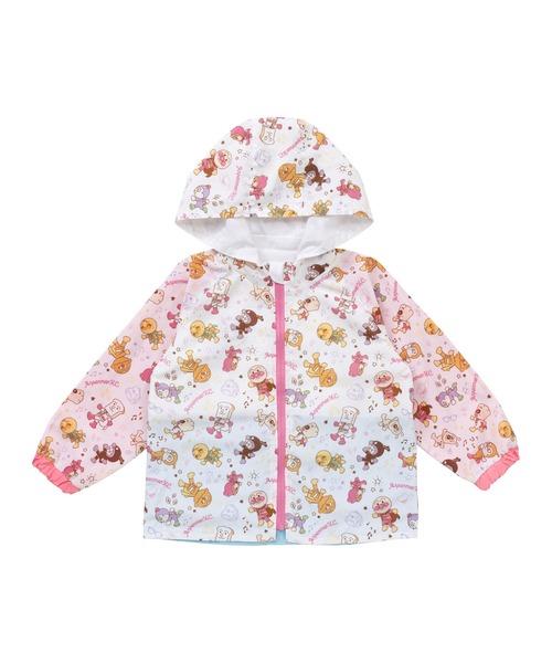 ANPANMAN KIDS COLLECTIONフード取外しリバーシブルブルゾン ANPANMAN KIDS COLLECTION ブルゾン アウター フード取外し