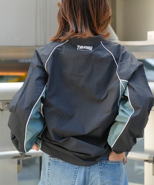 THRASHER（スラッシャー） NYLON PULLOVER TOPS/スラッシャー