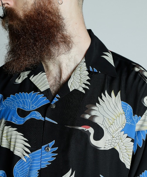 【着画あり】Schott レーヨン　シャツ Schott/ショット/RAYON SHIRT PYTHON/レーヨンシャツ パイソン