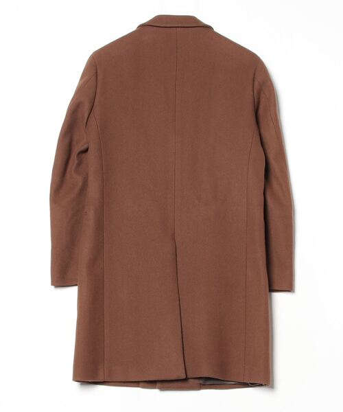 EDIFICE ブラウン チェスターコート EDIFICE（エディフィス） チェスターコート SMALL ブラウン メンズ