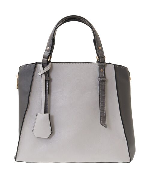 YECCA VECCA（イェッカヴェッカ） トートバッグ 2way配色ZIPデザイン