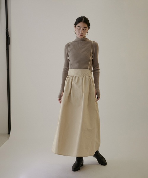 SALON adam et rope'限定サスペンダーハイウエストスカート ZOZOTOWN限定】サスペンダーハイウエストスカート（スカート