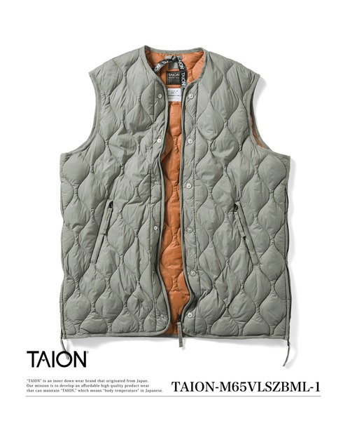 TAION ダウンベスト ベスト 「TAION（タイオン）」「ユニ