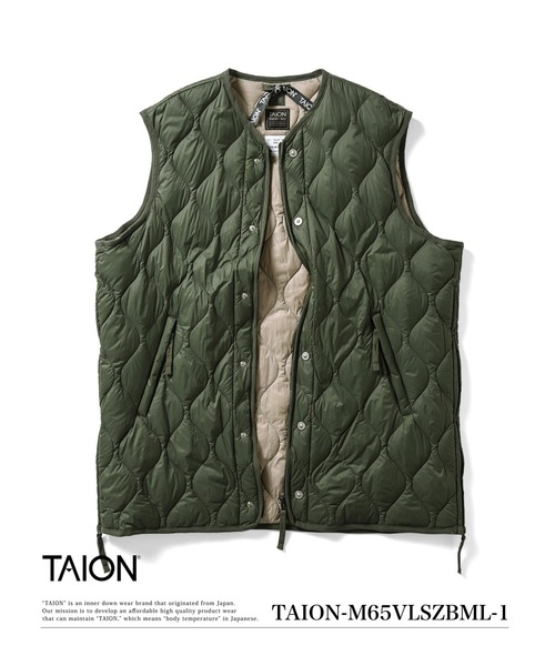 TAION ベスト TAION ダウンベスト ベスト 「TAION（タイオン）」「ユニ