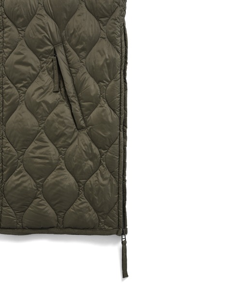 TAIONダウンベスト　ミリタリーラインsize M TAION タイオン TAION-001BML-1 MILITARY LINE Vネックボタン