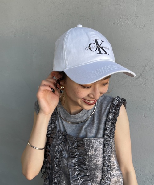 【 】★25SS★スモールモノグラムロゴデニムキャップ Calvin Klein キャップ 帽子 「Calvin Jeans/カルバンクライン