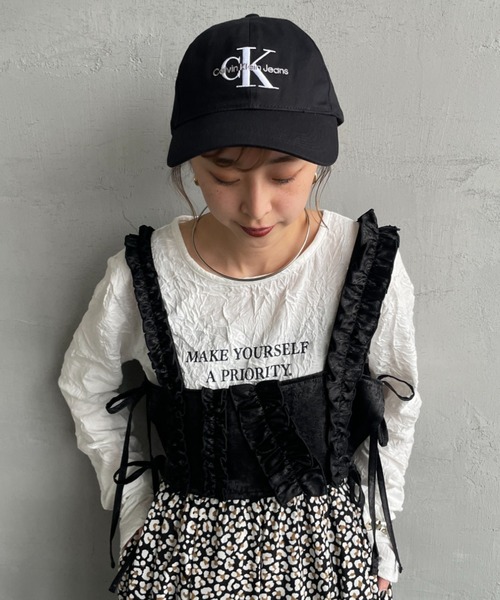 【 】★25SS★スモールモノグラムロゴデニムキャップ Calvin Klein キャップ 帽子 「Calvin Jeans/カルバンクライン