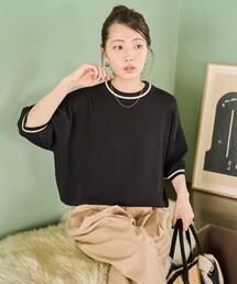 ニット セーター 「INSTANTFUNK」サマー ニットシャツ レディース FREAK'S STORE ニット セーター 限定展開 サマーニット ライン