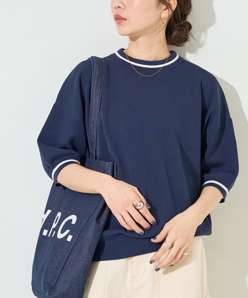 ニット セーター 「一部店舗限定」ロゴニット レディース MOUSSY ニット セーター 「ZOZO・一部店舗限定」MOUSSY LOGO