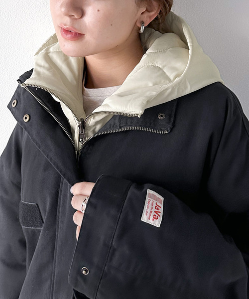 「Java」 ブルゾン MEDIUM ブラック レディース_画像3
