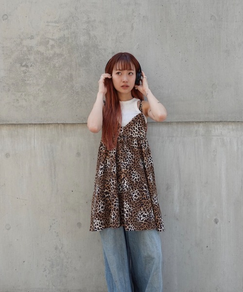 TEEN BOOP レオパードミニOP レオパードミニワンピ　teen boop TEEN BOOP ワンピース レオパードミニOP : ZOZOTOWN Yahoo!店
