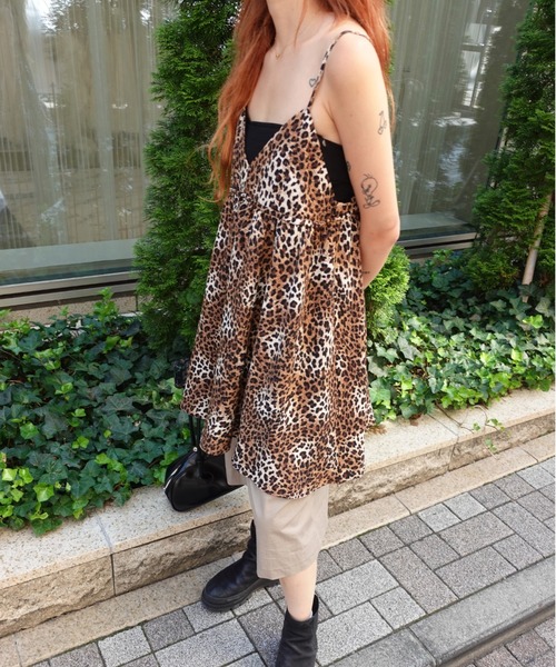 TEEN BOOP レオパードミニOP レオパードミニワンピ　teen boop TEEN BOOP ワンピース レオパードミニOP : ZOZOTOWN Yahoo!店