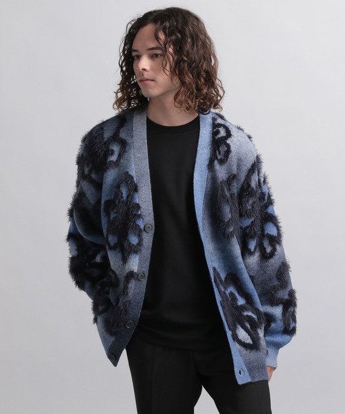 HARE カーディガン FREEサイズ HARE（ハレ） カーディガン BIGダメージZIPカーディガン(HARE) メンズ