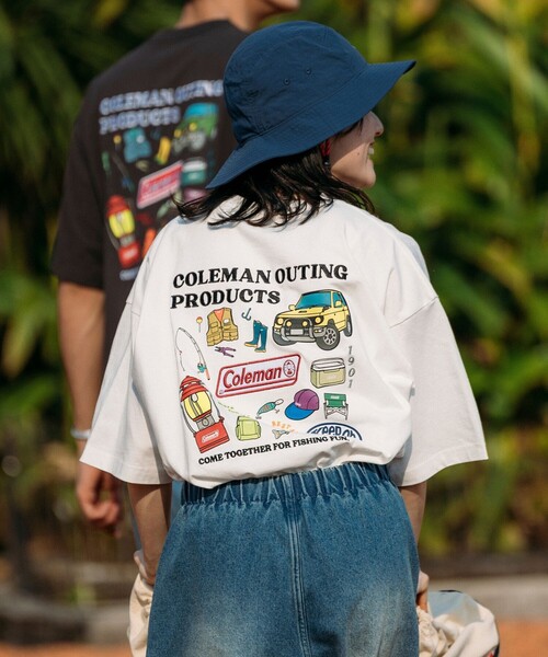 Coleman（コールマン） tシャツ 別注 coleman fishing goods SS TEE