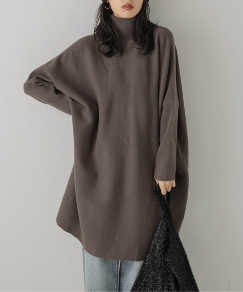 「SUGAR BISKET」 「La-gemme」ニットワンピース フリー ブラック レディース_画像6