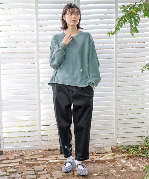トップス nico niko and… 「niko and」 スウェットカットソー MEDIUM グレー