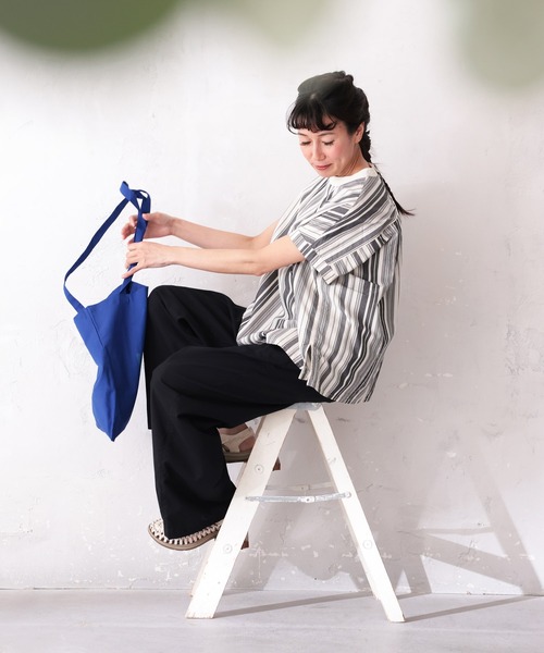 soulberry（ソウルベリー） パンツ コットンリネンの涼しさワイド