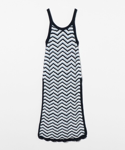 未使用^_^BY別注★loganニットワンピース LOGAN knitting mills ワンピース 「別注」「LOGAN mills