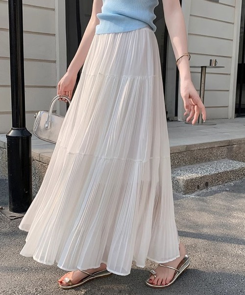 shoppinggo スカート フレアスカート チュールスカート : ZOZOTOWN