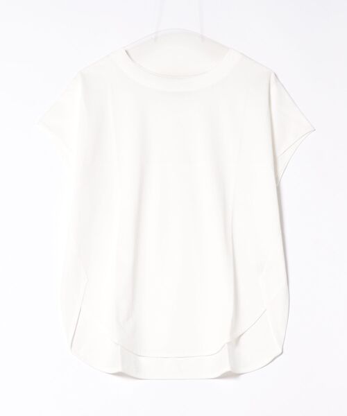 tシャツ ラウンドネックショートスリーブカットソー-手洗い可- レディース