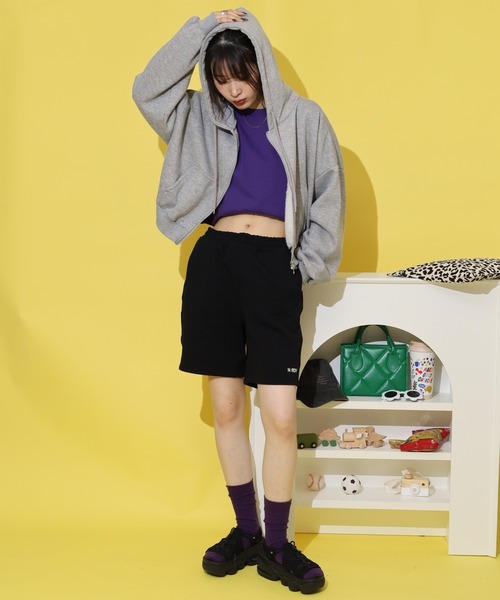 NERDY ハーフパンツ NERDY パンツ エッセンシャルスウェットハーフパンツ メンズ