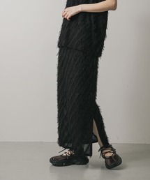 スカート フリンジニットスカート｜ZOZOTOWN Yahoo!店