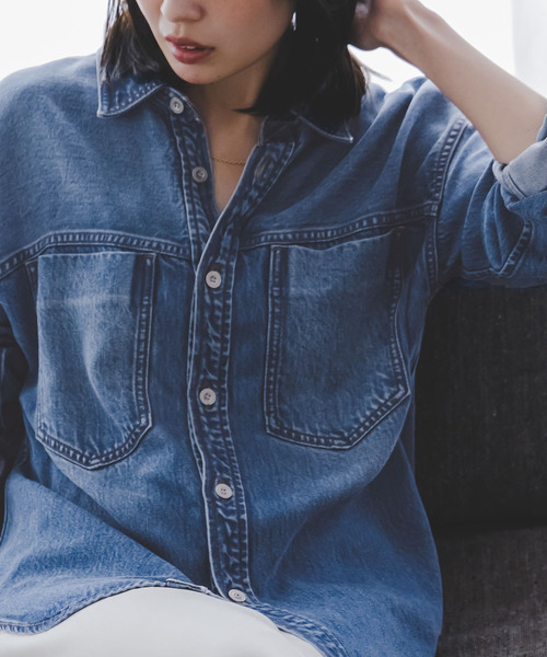 【美品】NOBLE デニムシャツ nanamica ONLINE STORE│