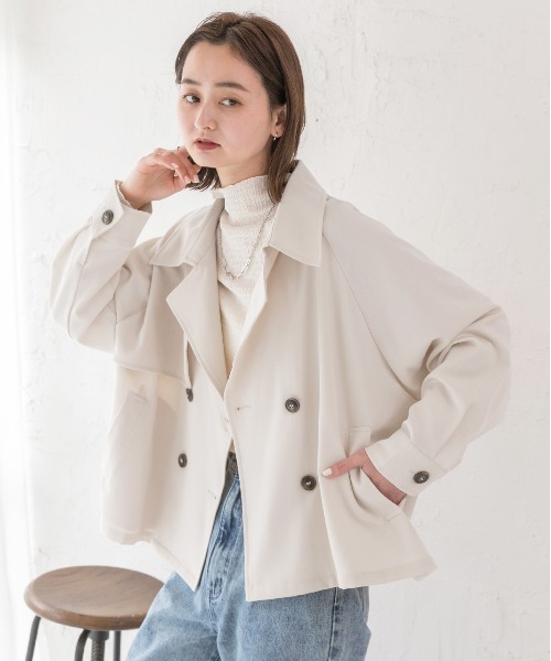 【極美品】Theory シンプルトレンチコート S ベージュ トリアセテート TE5892EW05945_fw_thumbM.jpg