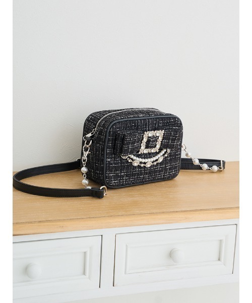 NOEMIE（ノエミー） ショルダーバッグ バッグ お嬢さんツイードリボン