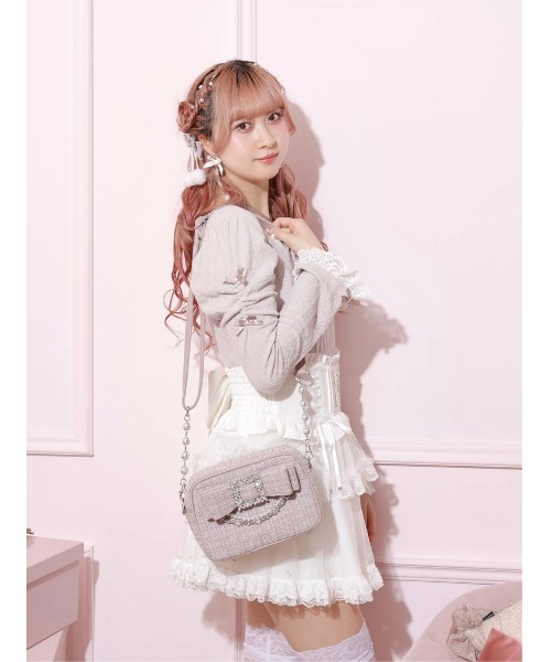 NOEMIE（ノエミー） ショルダーバッグ バッグ お嬢さんツイードリボン