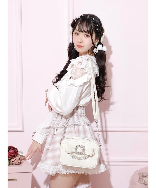 NOEMIE（ノエミー） ショルダーバッグ バッグ お嬢さんツイードリボン