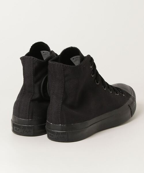 「CONVERSE」 ハイカットスニーカー 24.5cm ブラック レディース