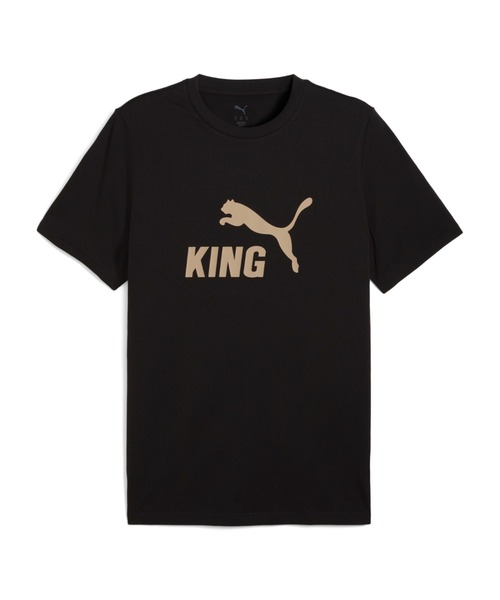 PUMA（プーマ） tシャツ メンズ サッカー キング ロゴ 半袖 Tシャツ