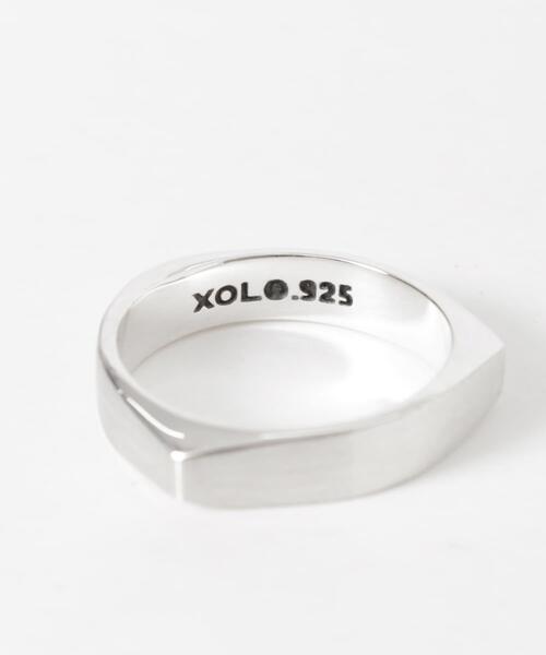 XOLO 指輪 リング XOLO Triangle 3D Ring with HL メンズ : ZOZOTOWN