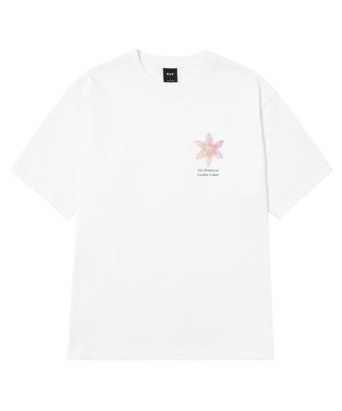★国内在庫/即発可*HUF*IN-BLOOM花柄ロゴTシャツ/WHITE★ HUF GARDEN CENTER BLOOM TEE - HUF Worldwide JP