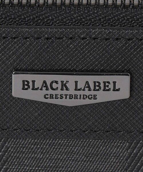 ブラックレーベルクレストブリッジ シャドーラウンドジップウォレット / 長財布 エンボスチェックラウンドジップウォレット（ウォレット/ケース