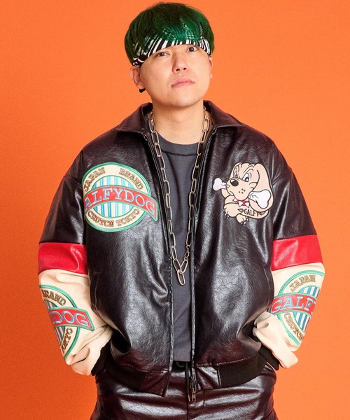 GALFY（ガルフィー） ブルゾン LARGE ブラック メンズ : ZOZOTOWN