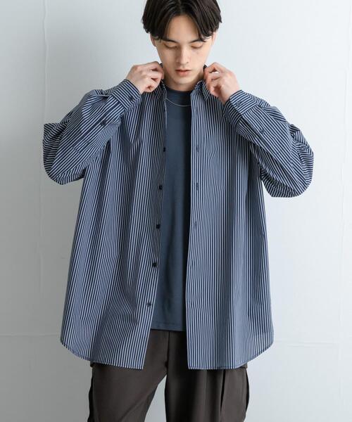 【新品未使用品】ソロイスト25ss レギュラーカラーブロードシャツ48 SENSE OF PLACE by URBAN RESEARCH シャツ 「ユニセックス」ブロード