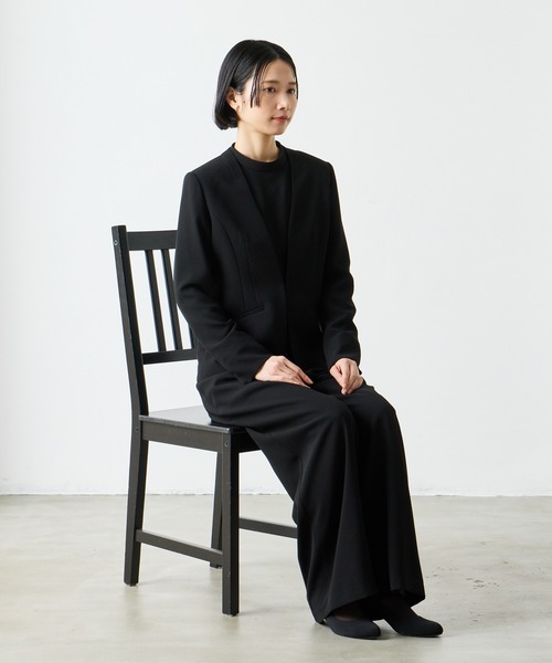 ＊未使用【AIMER】セットアップ　パンツスーツ　パンツドレス　ブラック９ AIMER 「AIMER」 パンツスーツ 9号 ブラック レディース